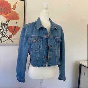 Cropped denim jacket by Victoria secret pink